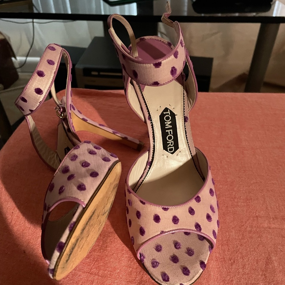 Tom ford polka dot shoes 10